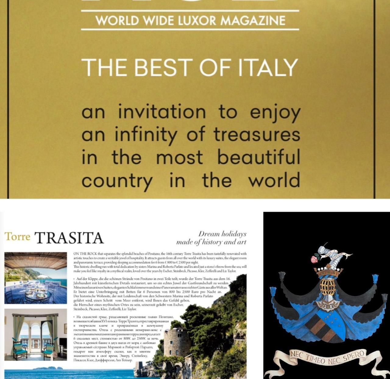 Villa Torre Trasita Luxury Suites Positano Bagian luar foto